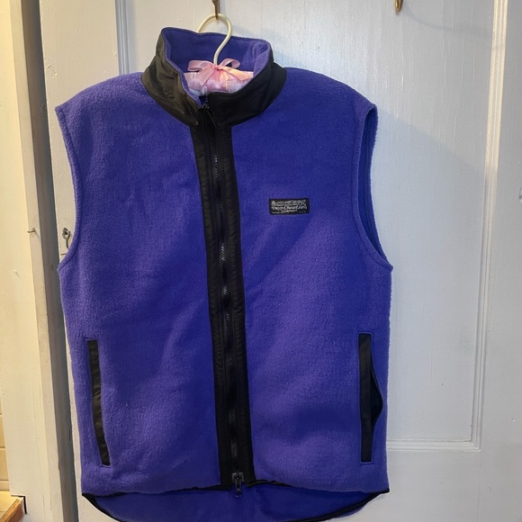 Vintage Purple Ragged Mountain 90s Fleece Vest - Picture 2 of 5